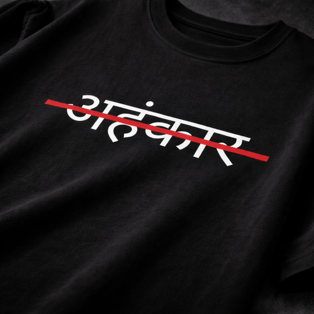 अहंकार (Striked Out) – Ego Check T-shirt
