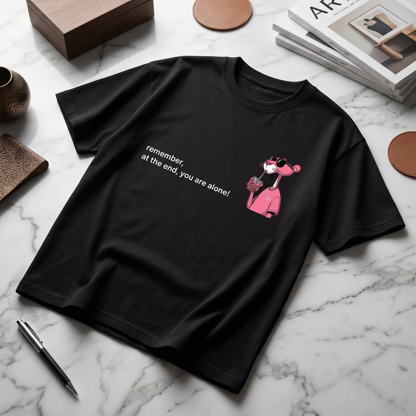 Alone, But Aware – Reality Check T-shirt