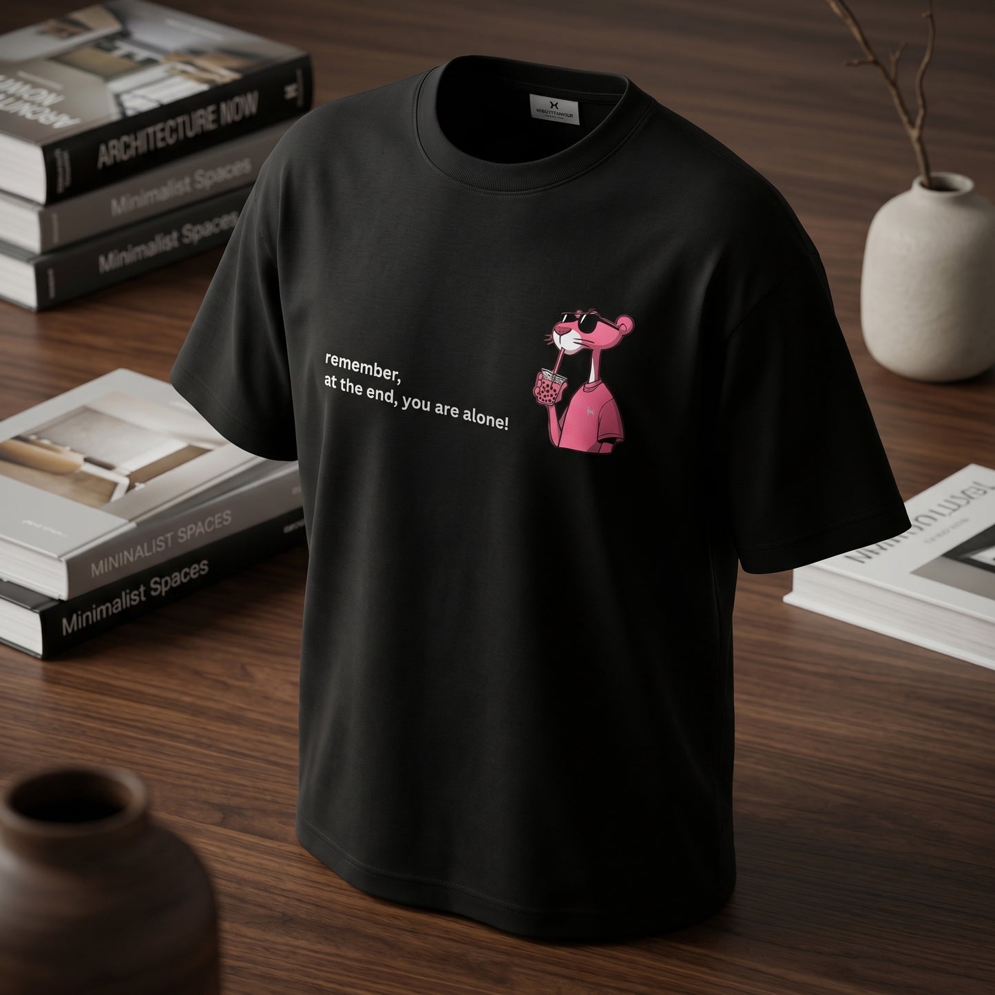 Alone, But Aware – Reality Check T-shirt
